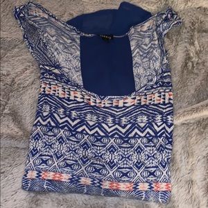 Hi low sleeveless top